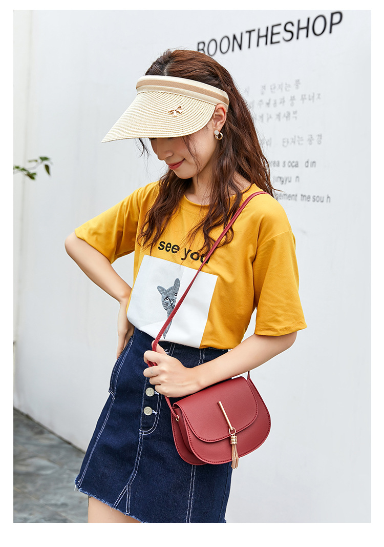 Fashion MIni Square Bag Pu Female Women's Bags Bag Round Bag Tassel Shoulder Bag Messenger bag