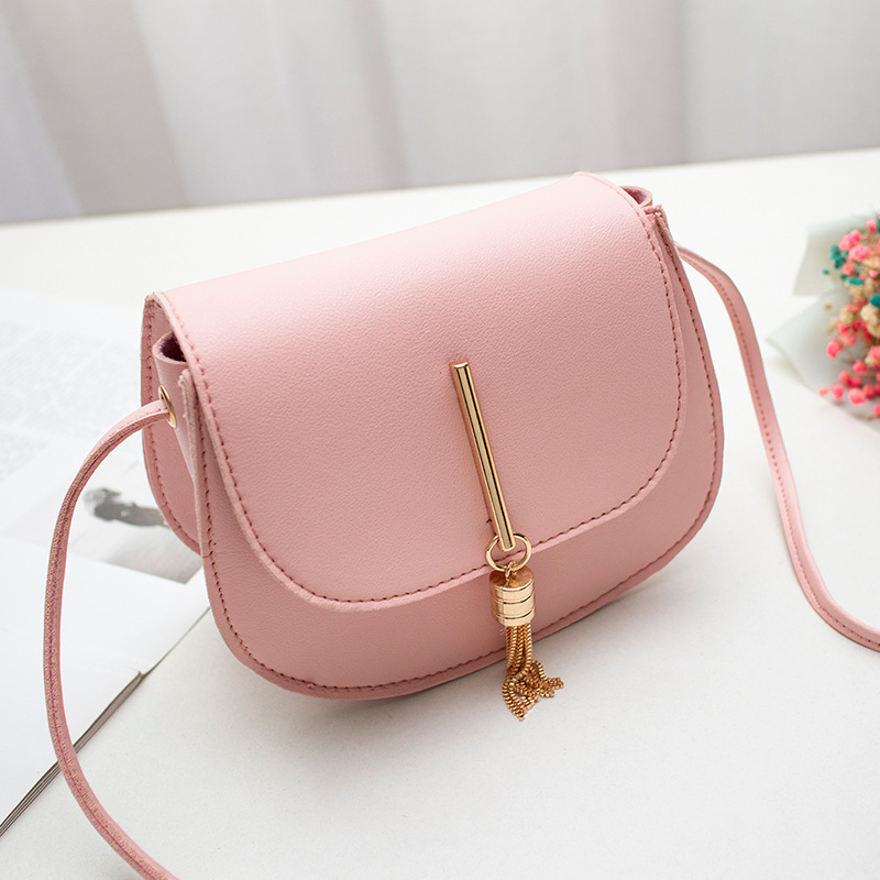 Fashion MIni Square Bag Pu Female Women's Bags Bag Round Bag Tassel Shoulder Bag Messenger bag