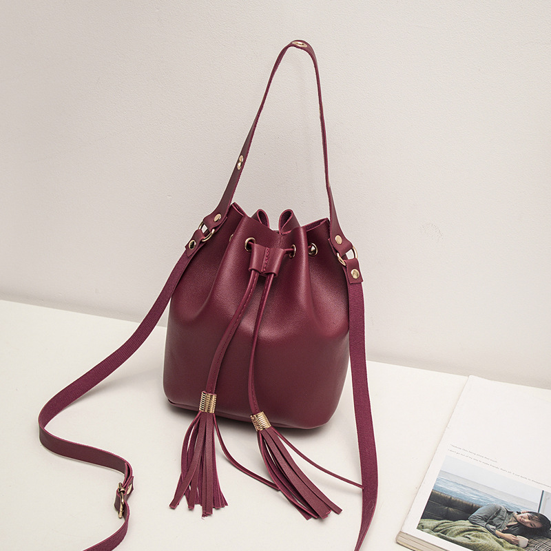 Women's Bags Casual PU Leather Handbags Boston Handbag Pu Single Messenger Shoulder Messenger Pouch