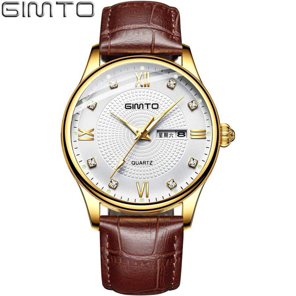 GIMTO  Men Watches Fashion Casual Wristwatch Sport Quartz Watch Business Watch