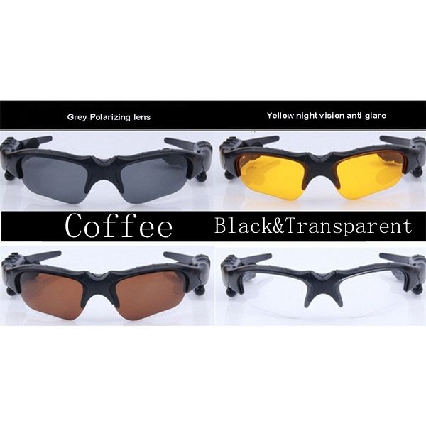 Bluetooth Headphones Sun Glasses Headset Mobile Phones Hands Free Stereo Earphone for Hiking Driving