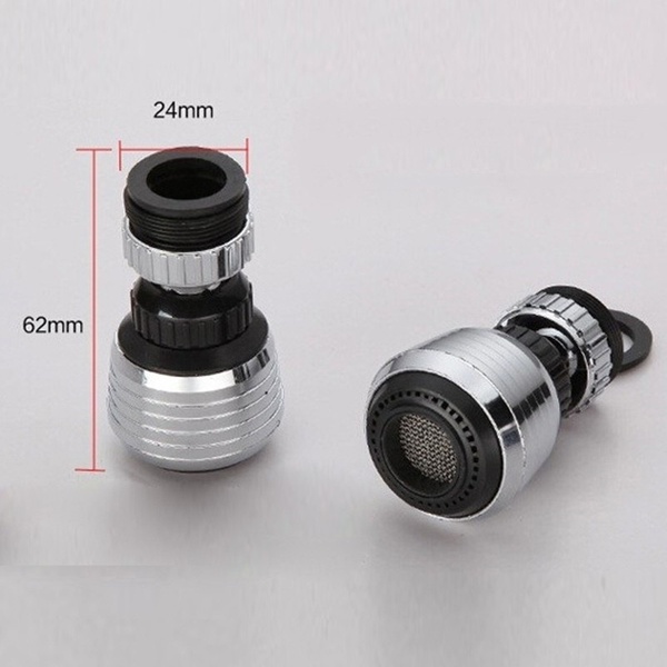360 Degree Swivel Head Water Bubbler Saving Tap Aerator Diffuser Nozzle Filter Mesh Adapter