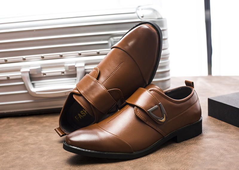 Phoenix Business Men's Shoes Classic Pure Leather Wingtip Carved England Formal Oxford Wedding Shoes