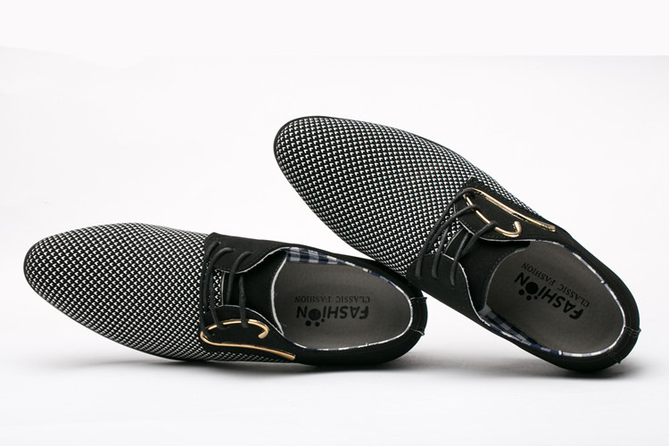 Phoenix Business Men's Shoes Wave Point Pure Leather Wingtip Carved Formal Oxford Wedding Shoes