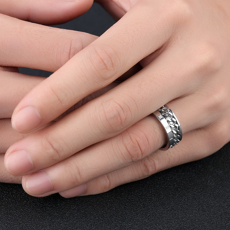 Stainless Steel Men's Pendant Unscrewed Creative Cross Can be Loaded with a Paper Necklace&amp;Ring