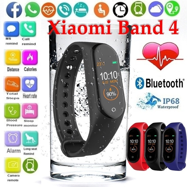 M4 Smart Wristband Fitness Bracelet Heart Rate Monitor Activity Tracker Sport Watch for IOS Xiaomi