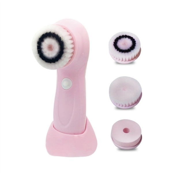 Women Facial Cleansing Brush Waterproof Electric Face Cleaning Brush Tool USB Rechargeable