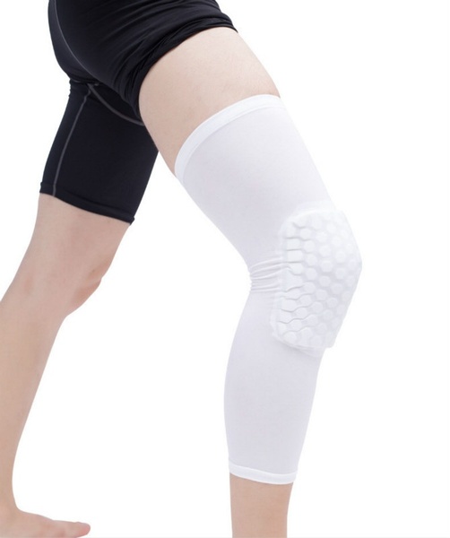 1 Pack Basketball Knee Pads, Compression Leg Sleeve Crashproof Protective Gear for Contact Sports