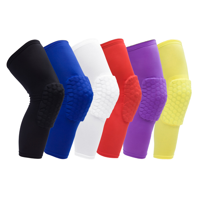 1 Pack Basketball Knee Pads, Compression Leg Sleeve Crashproof Protective Gear for Contact Sports
