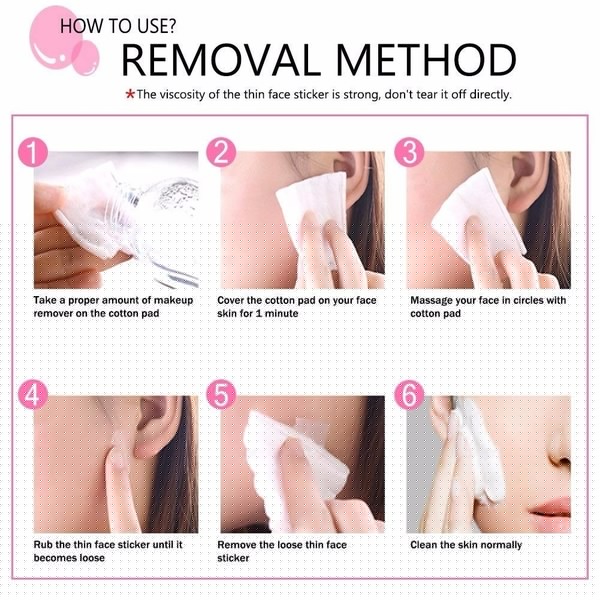 20Pcs Korean V Shape Facial Slimming Sticker Face Chin Lift Up Tool Adhesive Tape Face Mask BIG