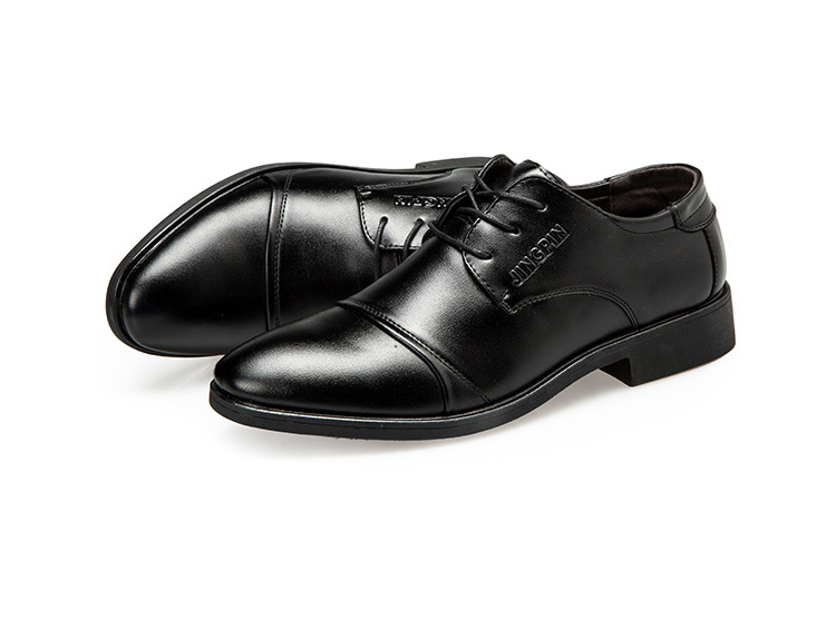 Phoenix Business Men's Shoes Classic Pure Leather Wingtip Carved Lattice Formal Oxford Fashion Shoes