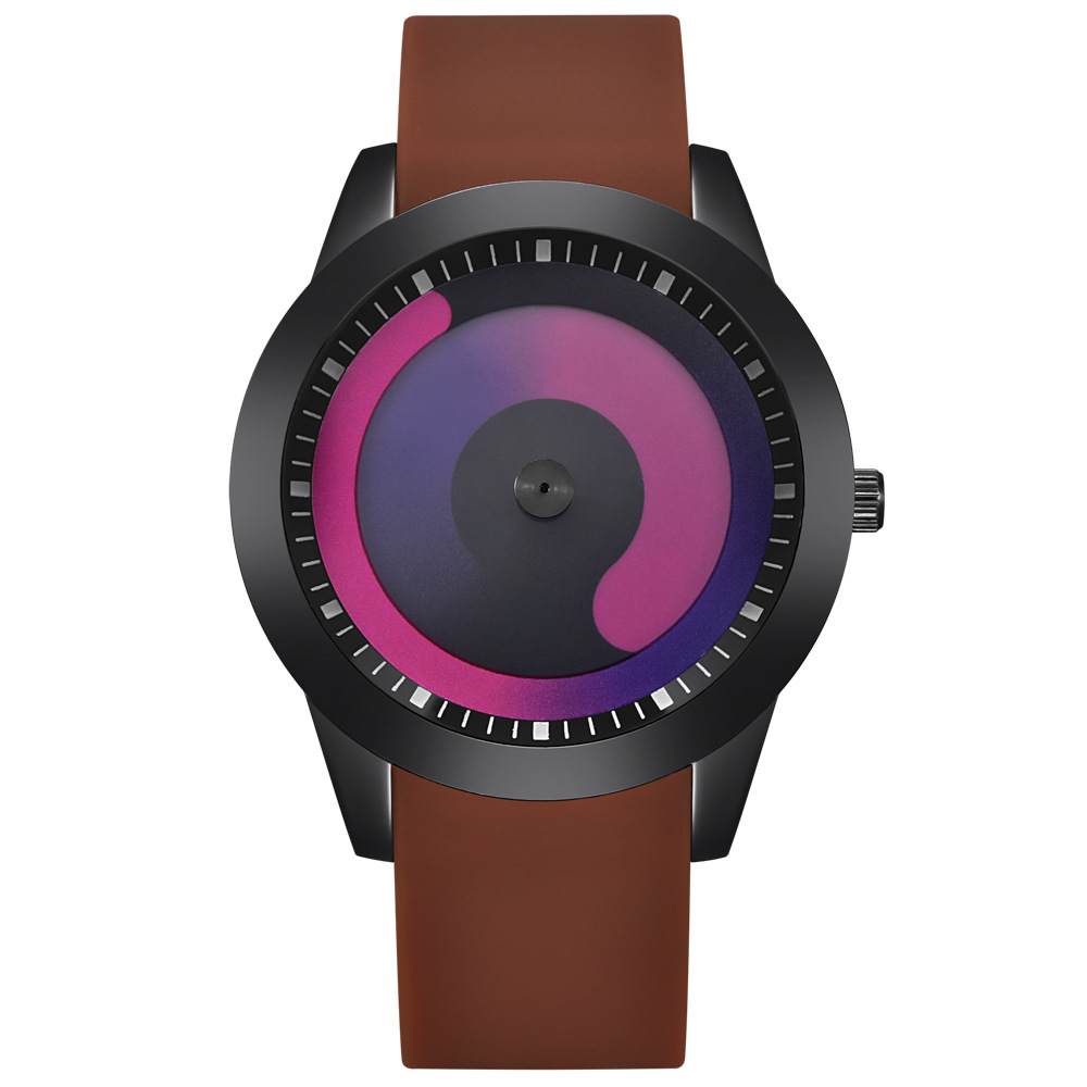 Men's Fashion Cool Watches Mens Rubber Band Sports Gifts Quartz Wristwatch Watches