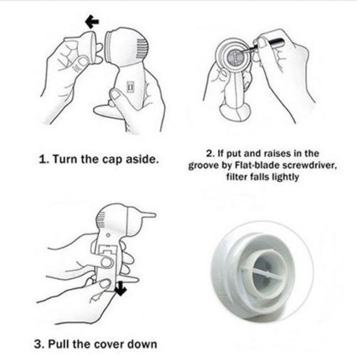 Universial Ear Cleaner Comfortable Electric Ear Wax Cleaner for Baby Care and Adults