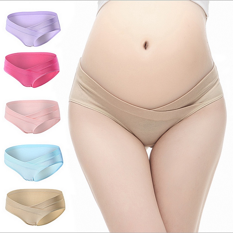 【Quality Assurance】1pc/2pcs Maternity Pants low-waisted Cotton for Pregnant Women Plus Size Shorts