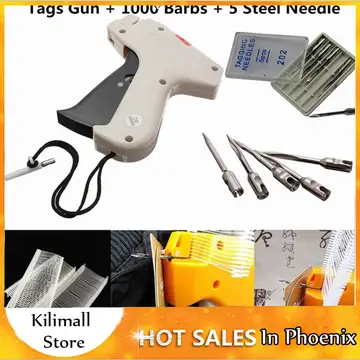 1pc Plastic Clothing Tagging Gun With 1000pcs Barb And 5pcs Needles
