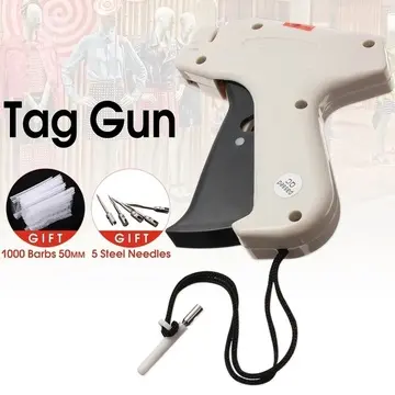 1pc Plastic Clothing Tagging Gun With 1000pcs Barb And 5pcs