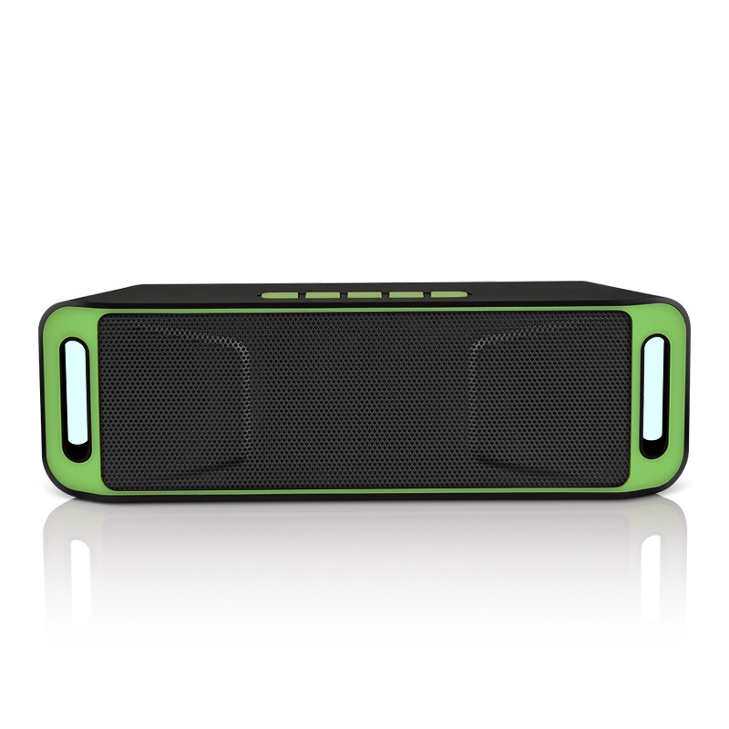 SC208 Bluetooth 4.0 Wireless Speaker TF USB FM Dual Bluetooth Speaker Bass Sound Subwoofer Speakers