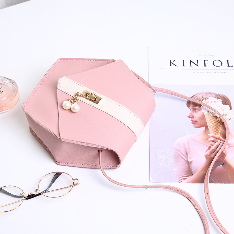 Women Handbags Shoulder bags Fringed Lingge Hexagon Round Bag Crossbody tote Bags Low Price