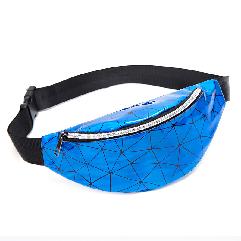 Fashion Diamend Leather Waist Packs Women Waist Bag Belt Bag Female Pouch PU Casual Fanny Pack Bag