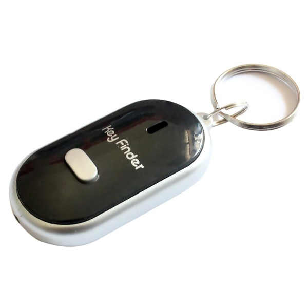 2pcs 4 Color LED Key Finder Locator Keychain Find Lost Keys Keyrings Whistle Sound Control
