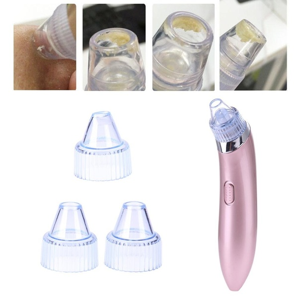 Women Facial Skin Care Acne Blackhead Remover Vacuum Suction Pore Clean Machine