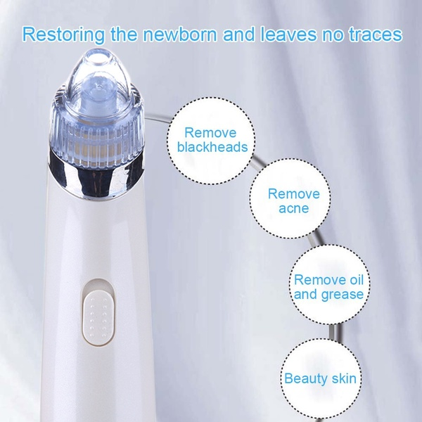 Women Facial Skin Care Acne Blackhead Remover Vacuum Suction Pore Clean Machine
