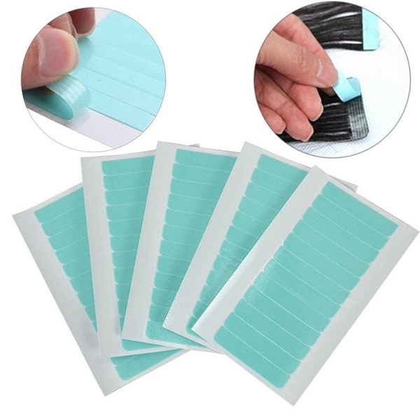 36pcs Beauty Waterproof Blue Adhesive Glue Wig Supplies Double-sided Wig Tape Hair Extension Tool