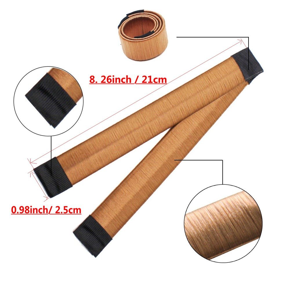 3pcs Hair Styling Donut  French Twist Magic DIY Bun Maker Clip Curler Roller Hair For Girl Ladies