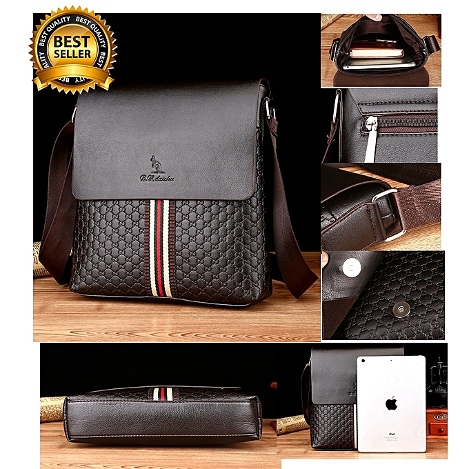 8 Styles 4 Compartment Men PU Leather Shoulder Bag/Cross Body Bag/ Business Bag Perfect For Men