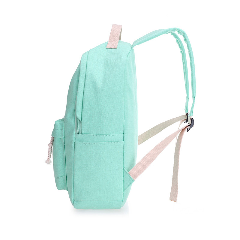6Pcs School Bag Sets Girl Canvas School Bags Printing Women Backpacks for Teenager Backpack Set