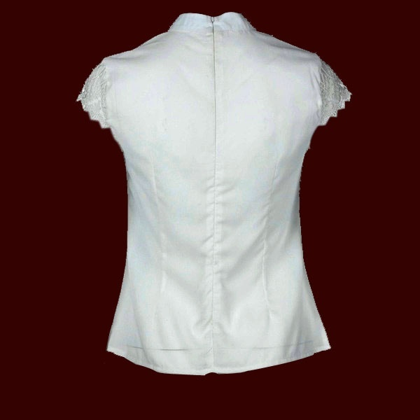 Women Fashion Sexy Lace Patchwork Short Sleeve T-shirts Casual Cotton Women Tops Plus Size Blouse