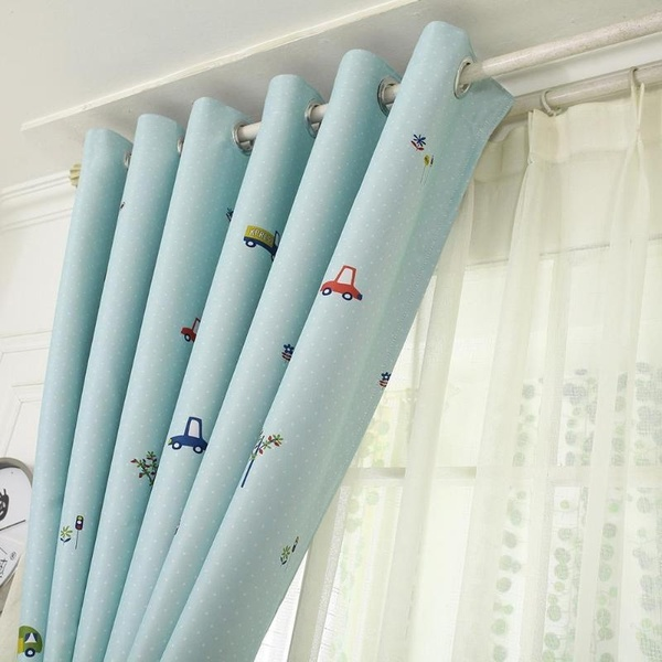 1PC Home Decor Bedroom Living Room Kitchen Pencil Pleat Blackout Curtains