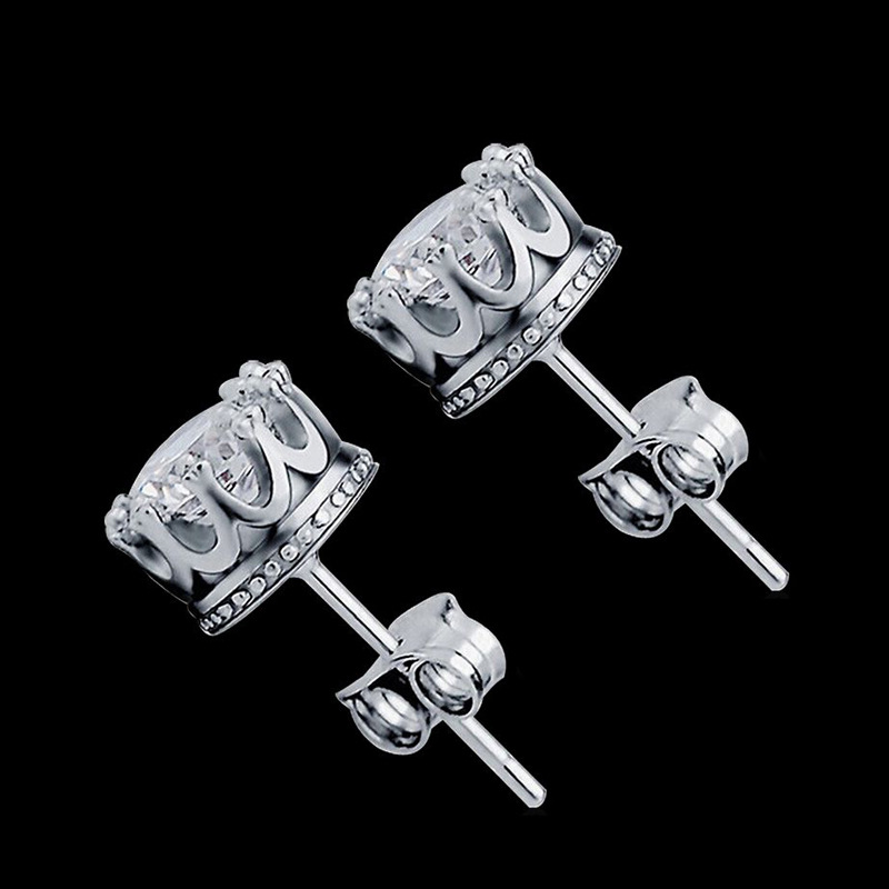 Women's Girls Trending Rhinestone CZ Flower Bud Ball , Diamond &amp; Crystal Hypoallergenic Ear Studs