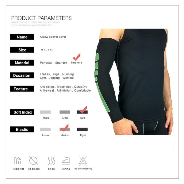 Elastic Antislip Arm Protector Crashproof Long Sleeve Gear Arm brand For Basketball