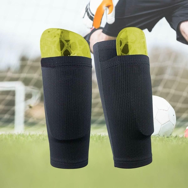1Pair Shin Pads Holder Socks Foot Guard Shin Guards Sleeves Lock Sleeve for Leg Guard Board Soccer