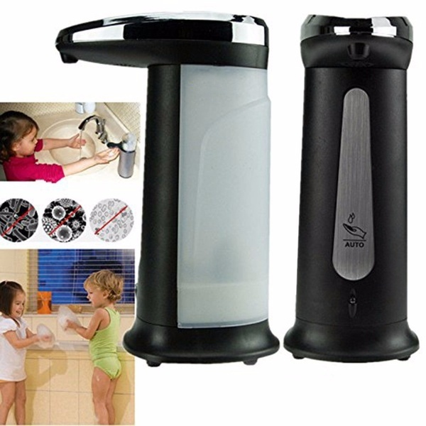 ABS 400ml Automatic Liquid Soap Dispenser Smart Sensor Touchless Sanitizer Dispensador for Bathroom