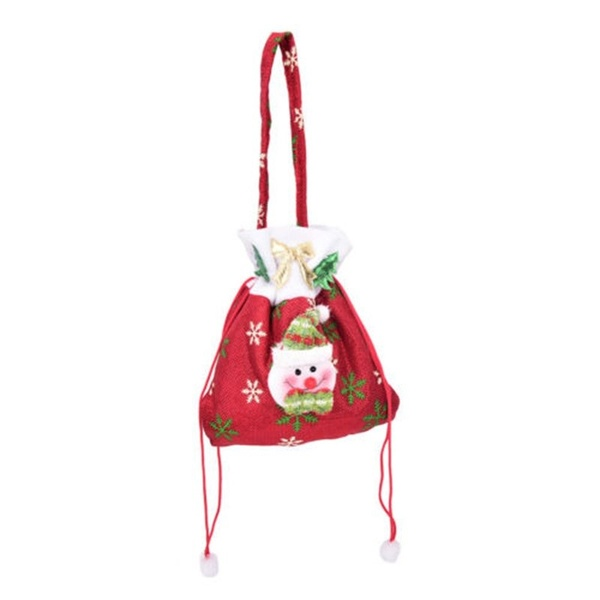 Christmas Gift Drawstring Candy Bag Merry Christmas Present Bag Home Party Xmas Decoration