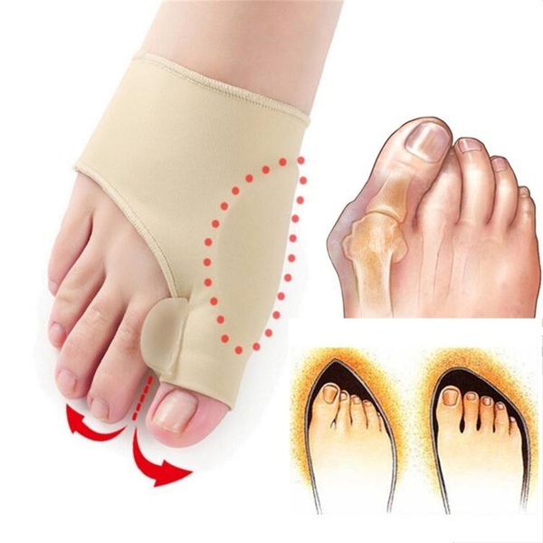 2 Pair Beetle Crusher Corrector Toe Separators Outer Appliance Health Care Hallux Valgus Adjuster