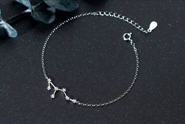 Scorpio bracelet, constellation, horoscope jewelry, zodiac bracelet, 12 constellation bracelet