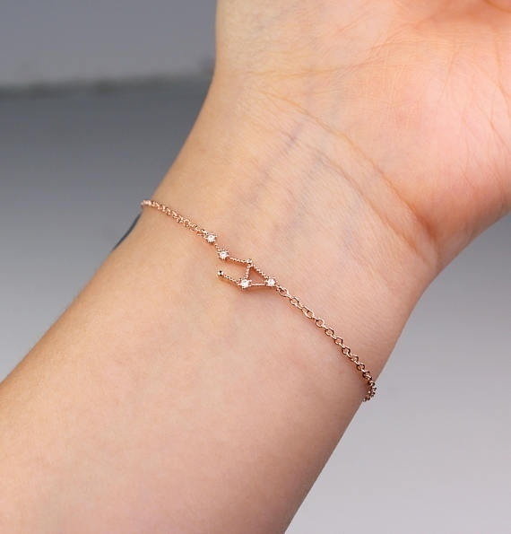 Scorpio bracelet, constellation, horoscope jewelry, zodiac bracelet, 12 constellation bracelet