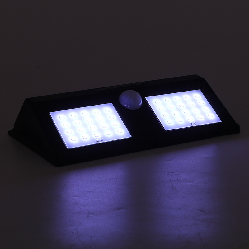 LED Solar Lighting Home Improvement Powered Sensor Garden Fence Security Wall Lamp Night Light