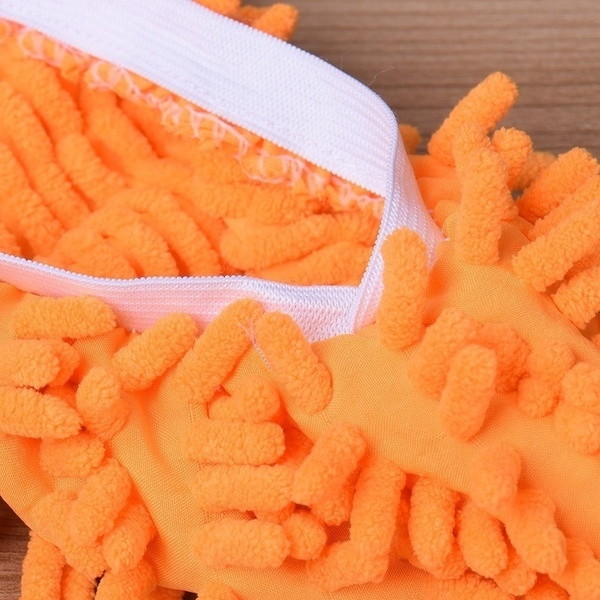 1pair(2pcs) Mop Slipper Floor Polishing Cover Cleaner Dusting Cleaning House Foot Shoes Cove