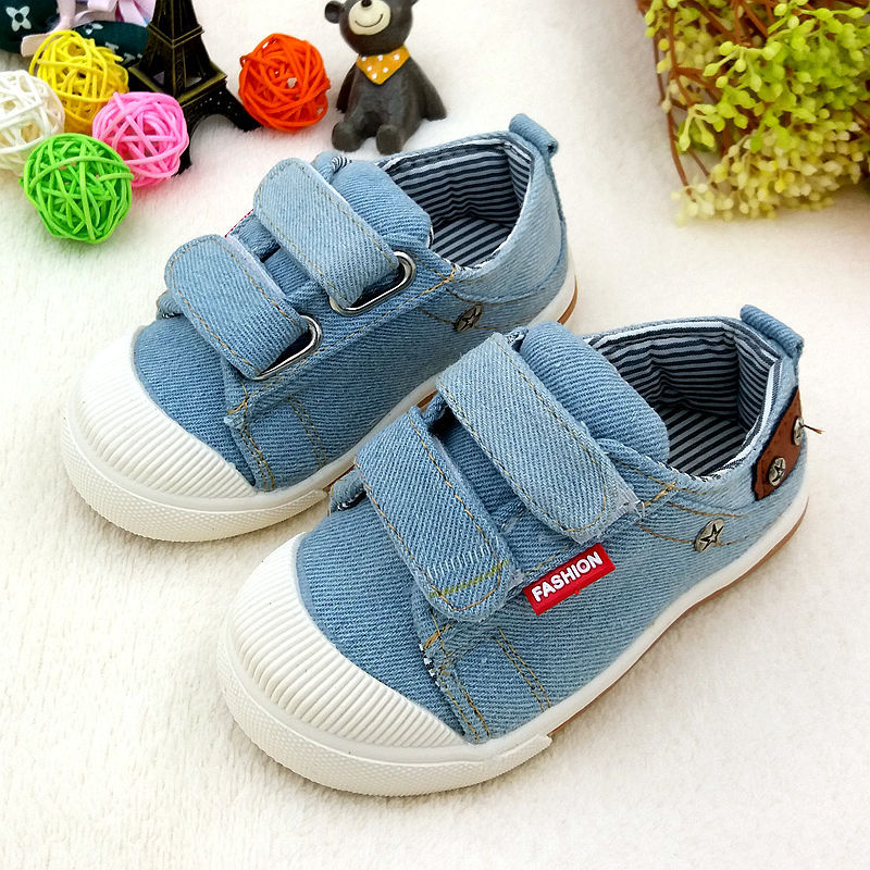 Kids Shoes for Girls Boys Sneakers Canvas Children Shoes Denim Running Sport Boys Shoes