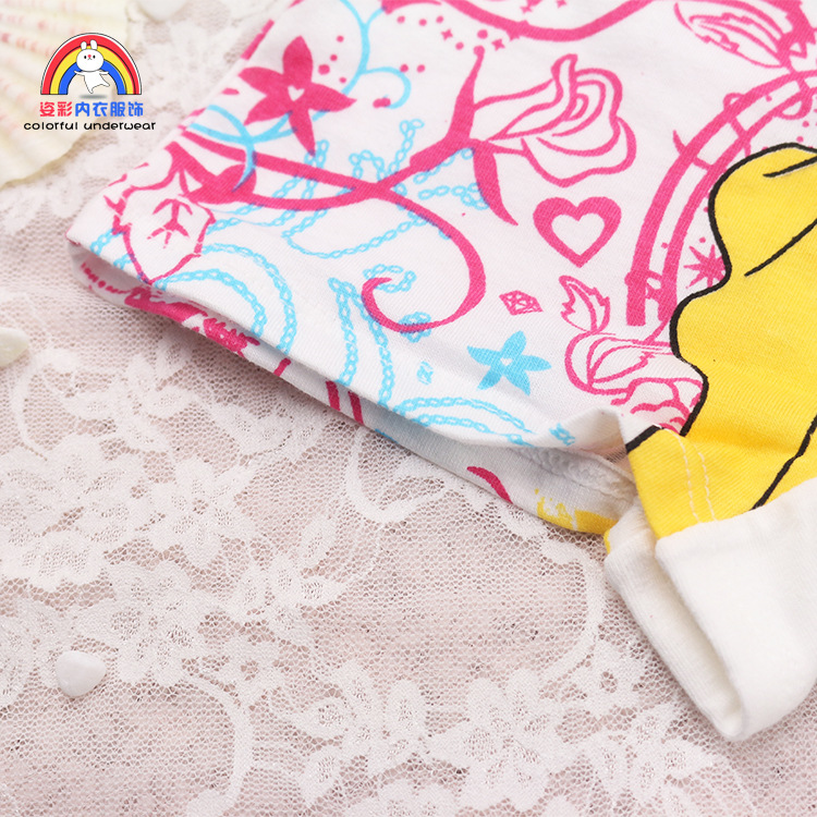 12pcs Soft Cotton Kids Underwear Cartoon Sno Princess Girls Panties Girls Boxer  Pants Underpants