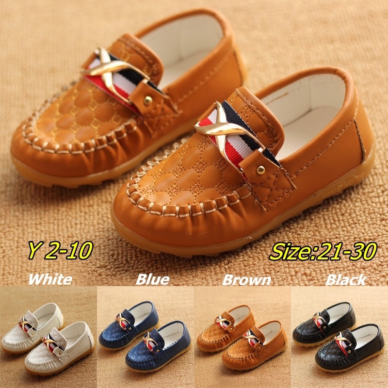 Flat New Slip-on Children Boy Oxford Loafers Mocassins Kids Shoes Running