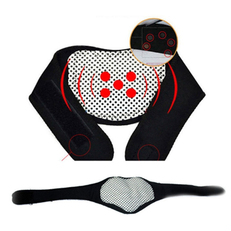1 PC Magnetic Therapy Neck Belt Self Heating Belt Brace Pain Relief Cervical Vertebra Protect