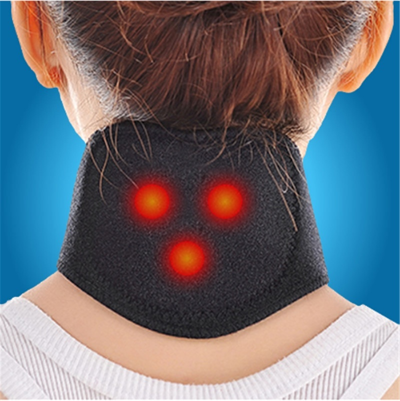 1 PC Magnetic Therapy Neck Belt Self Heating Belt Brace Pain Relief Cervical Vertebra Protect