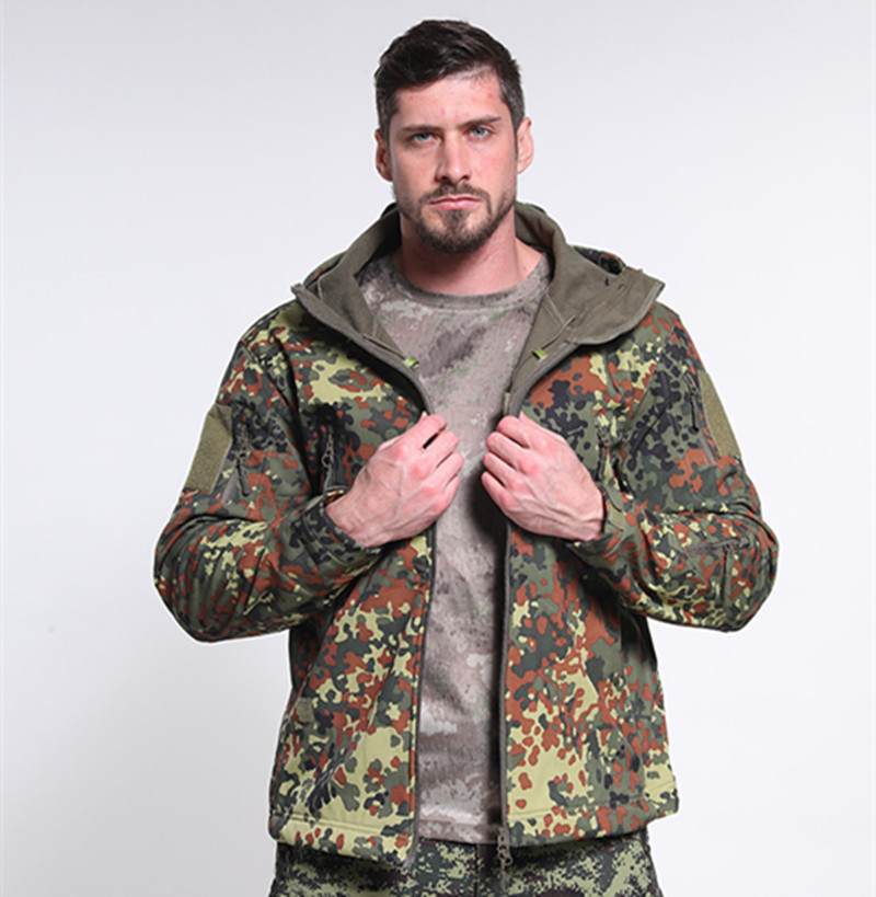 V4 Military Soft Shell Tactical Jacket Outdoor Army SWAT Training Waterproof Outerwear Coat Clothing