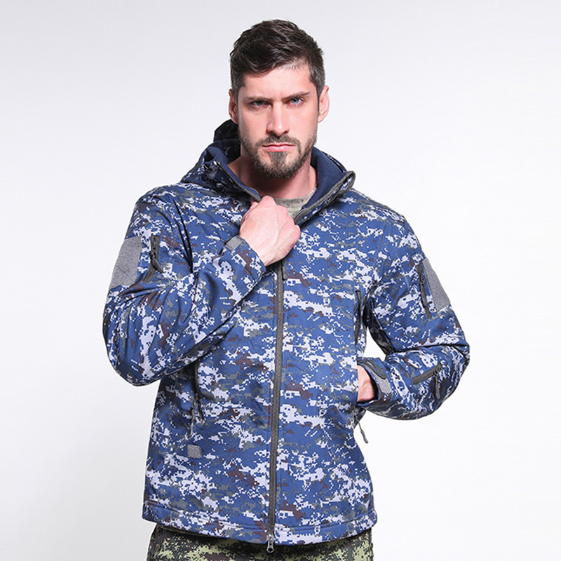 V4 Military Soft Shell Tactical Jacket Outdoor Army SWAT Training Waterproof Outerwear Coat Clothing