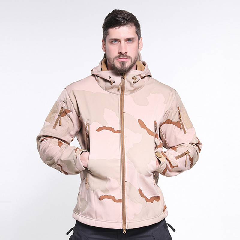 V4 Military Soft Shell Tactical Jacket Outdoor Army SWAT Training Waterproof Outerwear Coat Clothing